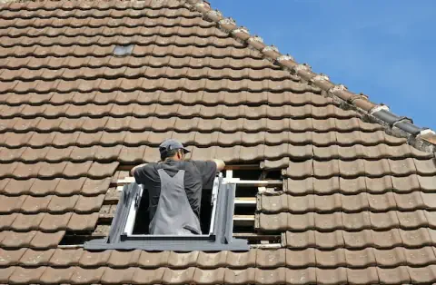 Pose de velux à Clion